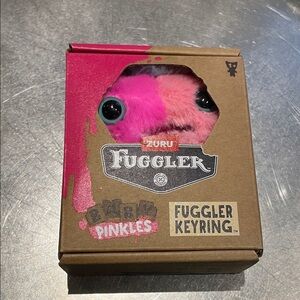 New in box Zuru Fuggler baby pinkles 3.5 inch plush keyring - wide eyed Screech